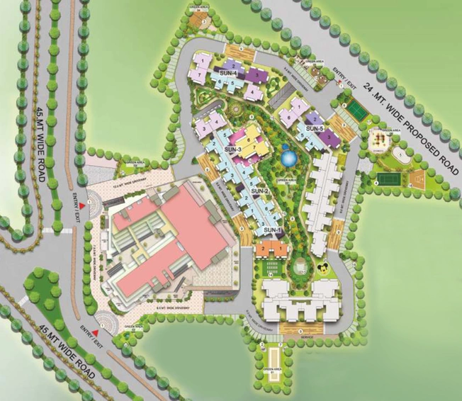Master Plan of Migsun Atharva in Raj Nagar Extension, Ghaziabad - Image 70387