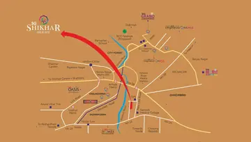 Location of SG Shikhar Heights - Image 88201