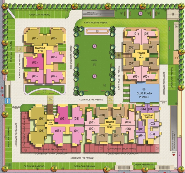 Master Plan of SG Shikhar Heights in Siddhartha Vihar, Ghaziabad - Image 88202