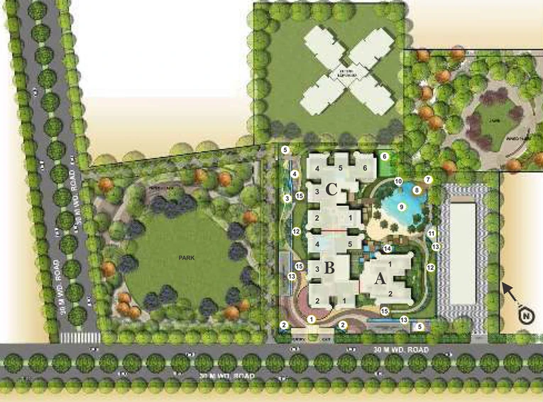 Master Plan of VVIP Namah in NH 24, Ghaziabad - Image 2196