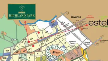 Location of Ansal Highland Park - Image 86649