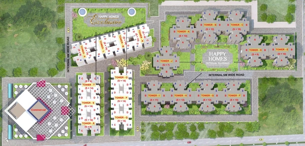 Master Plan of Happy Homes Exclusive Phase 2 in Sector 86, Faridabad - Image 49082
