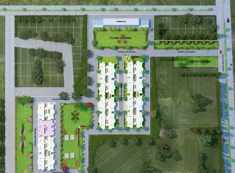 Master Plan of Happy Homes Pride in Sector 75, Faridabad - Image 99004