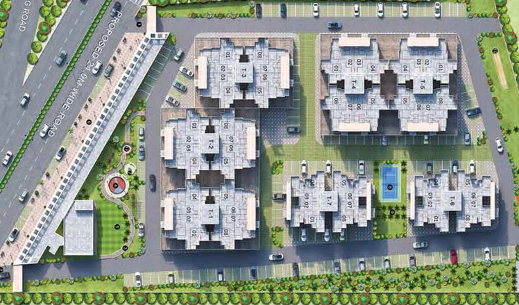 Master Plan of ROF Ambliss in Sector 78, Gurgaon - Image 47865