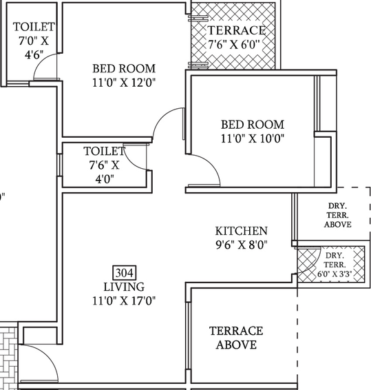 2 BHK Flat in ARV Royale in Hadapsar, Pune - Image 436628