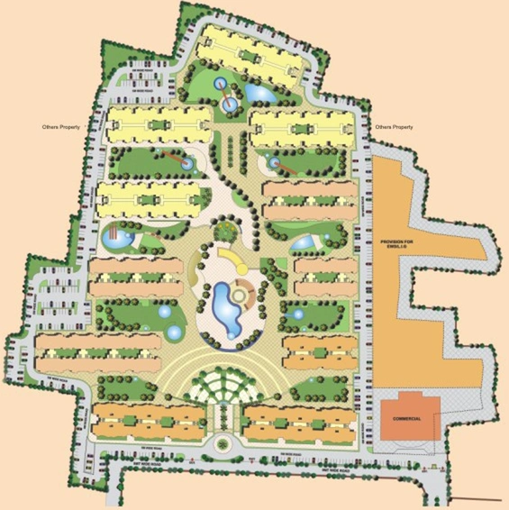 Master Plan of Jaipuria Sunrise Greens in Indirapuram, Ghaziabad - Image 7605