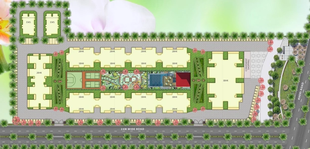 Master Plan of Emerald Heights in Sector 88, Faridabad - Image 49122