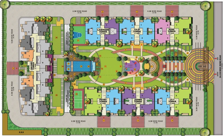 Master Plan of Truvae Fragrance Homes in Siddhartha Vihar, Ghaziabad - Image 111224