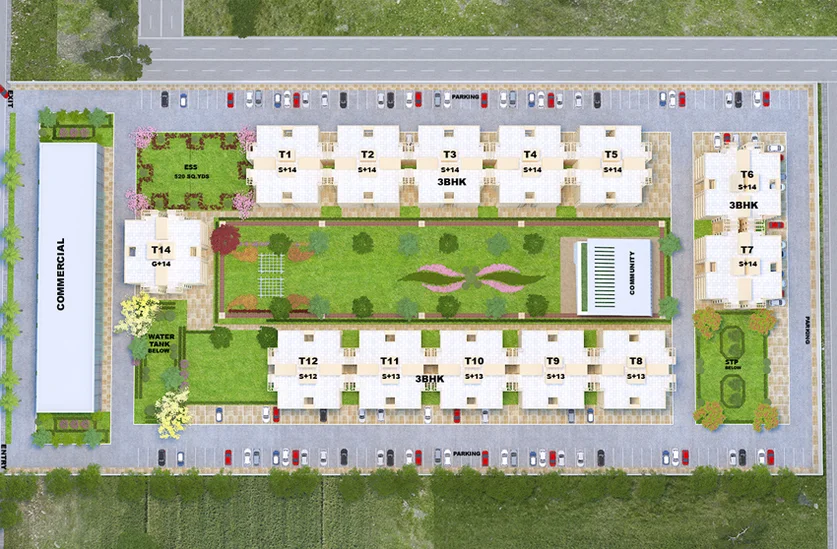 Master Plan of S3 Green Avenue in Sector 85, Faridabad - Image 49156