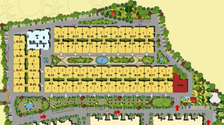 Master Plan of Panchsheel Prime 390 in Govindpuram, Ghaziabad - Image 2287