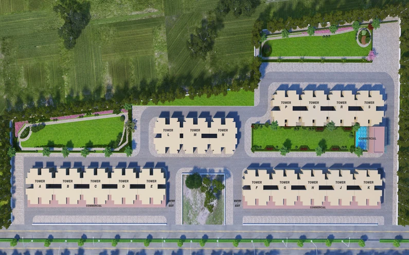 Master Plan of Sarvome Shree Homes in Sector 45, Faridabad - Image 106806