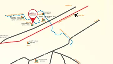 Location of Raheja Atharva - Image 47908