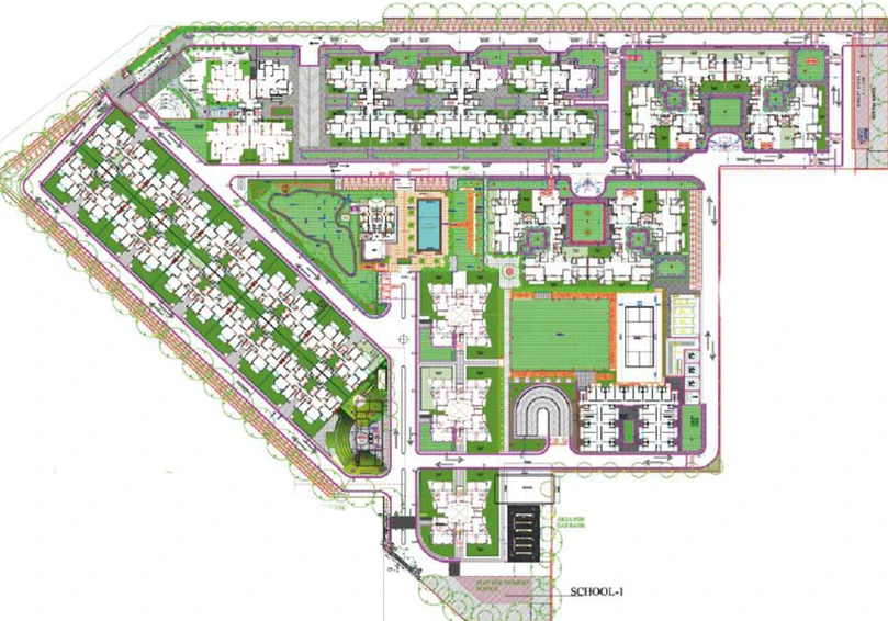 Master Plan of Raheja Atharva in Sector 109, Gurgaon - Image 47910