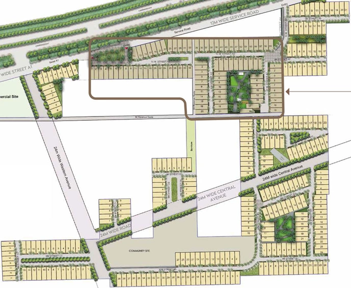Master Plan of DLF Gardencity Enclave in Sector 93, Gurgaon - Image 47919