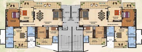 Floor Plan of Ahinsha Naturez Park in Surajkund, Faridabad - Image 49179