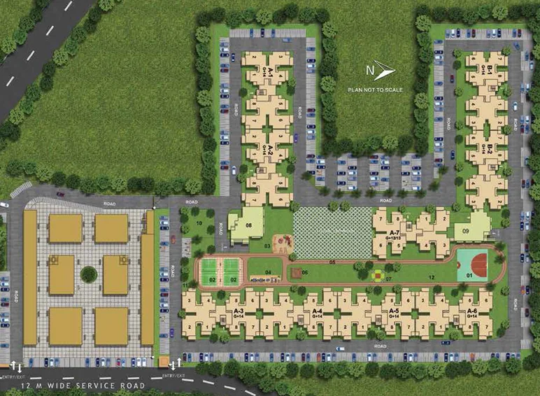 Master Plan of Conscient Habitat 78 in Sector 78, Faridabad - Image 101874
