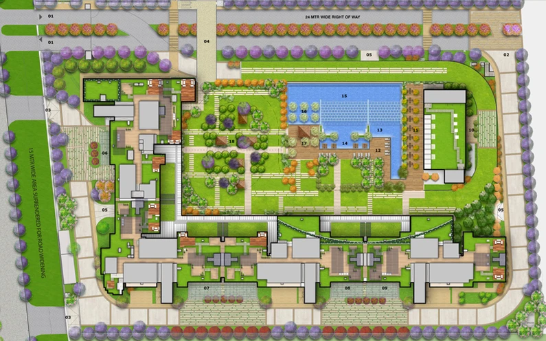 Master Plan of DLF One Midtown in Moti Nagar, New Delhi - Image 49866