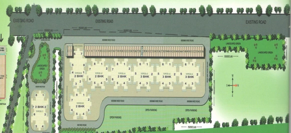 Master Plan of Vashisth Heights in Sector 87, Faridabad - Image 99045
