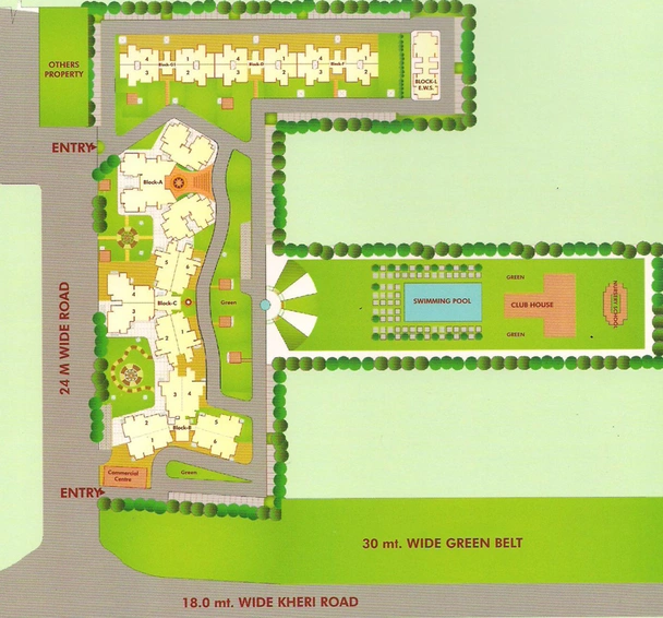 Master Plan of KST Whispering Height in Sector 88, Faridabad - Image 49278