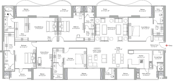 5 BHK Flat in Unity The Amaryllis in Karol Bagh, New Delhi - Image 498247