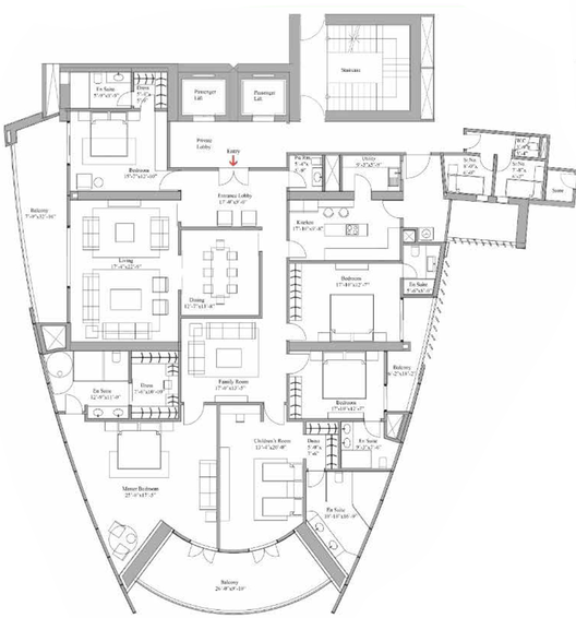 5 BHK Flat in Unity The Amaryllis in Karol Bagh, New Delhi - Image 498248