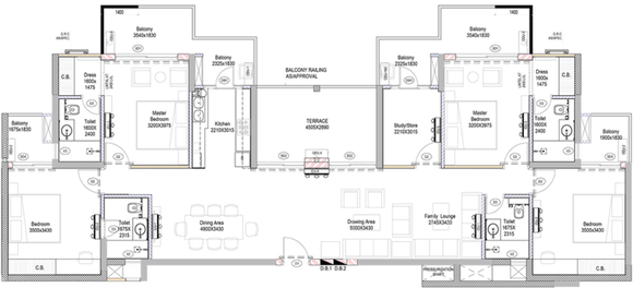 4 BHK Flat in Unity The Amaryllis in Karol Bagh, New Delhi - Image 498243