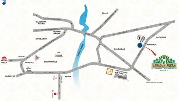 Location of Mahagun Puram 2 - Image 2292