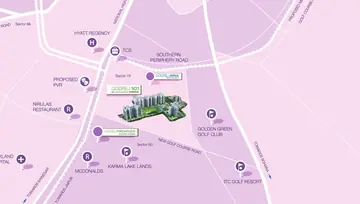Location of Godrej 101 - Image 82094