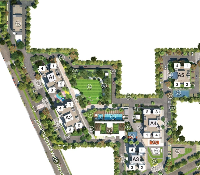 Master Plan of Godrej Air in Sector 85, Gurgaon - Image 2260