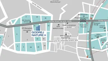 Location of Godrej Nature Plus - Image 86613