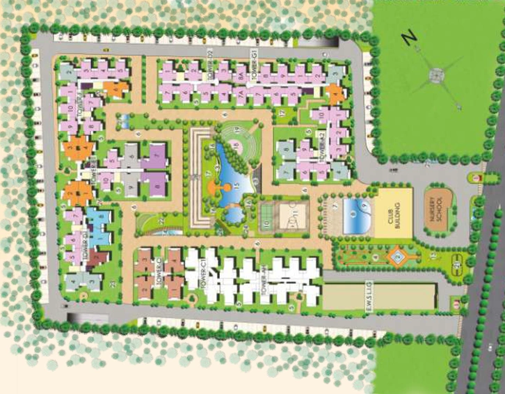 Master Plan of MRJV Palm Resort in Raj Nagar Extension, Ghaziabad - Image 7697