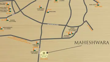 Location of Raheja Maheshwara - Image 2303