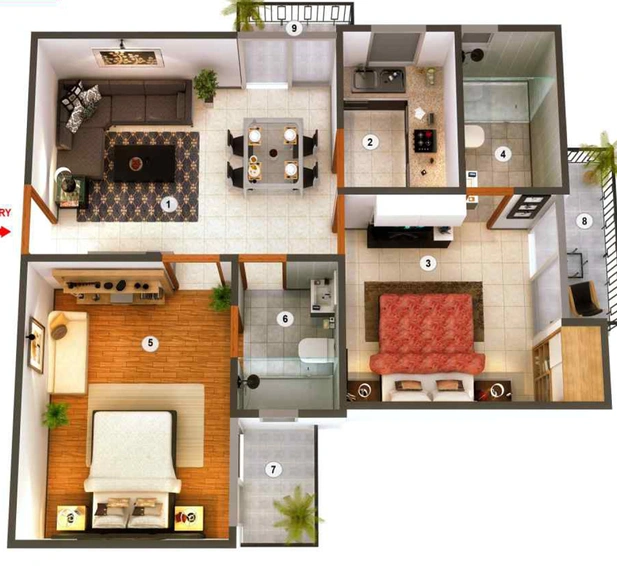 2 BHK Flat in MR Proview Officer City 2 in Raj Nagar Extension, Ghaziabad - Image 498806