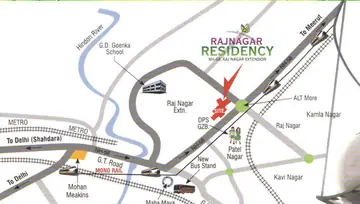Location of MR Rajnagar Residency - Image 7655