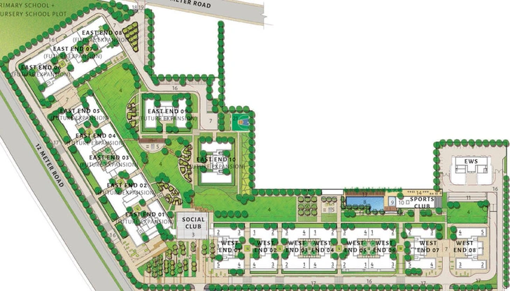Master Plan of Vatika Turning Point in Sector 88B, Gurgaon - Image 2327