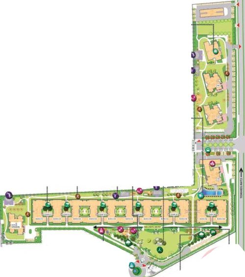Master Plan of Vatika Seven Elements in Sector 89A, Gurgaon - Image 98325
