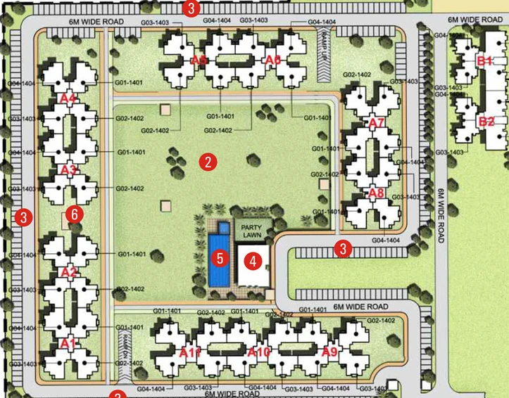 Master Plan of Unitech Vistas in Sector 70, Gurgaon - Image 47979
