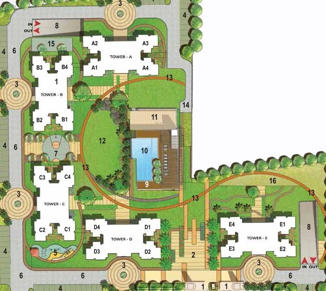 Master Plan of Ramprastha Primera in Sector 37D, Gurgaon - Image 84599