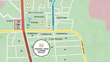 Location of Flower Valley - Central Park - Image 48824