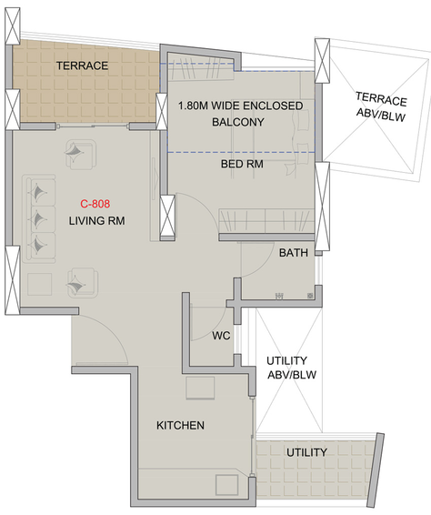 1 BHK Flat in Mittal 24K Arc Vista in Dhanori, Pune - Image 436384