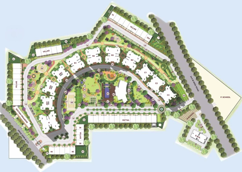 Master Plan of Mapsko Casa Bella in Sector 82, Gurgaon - Image 2564