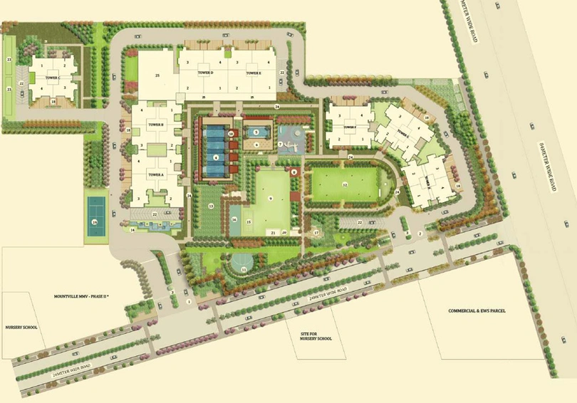Master Plan of Mapsko Mount Ville in Sector 79, Gurgaon - Image 95975