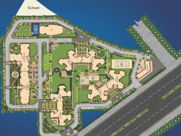 Master Plan of Mapsko Royale Ville in Sector 82, Gurgaon - Image 2589