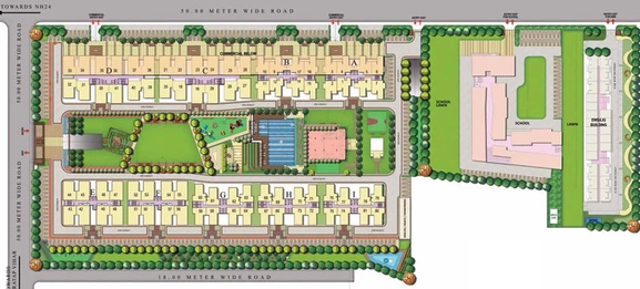 Master Plan of Gaurs Siddhartham in Siddhartha Vihar, Ghaziabad - Image 84182