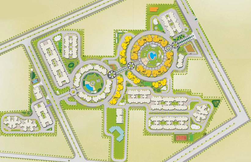Master Plan of Orris Aster Court Premier in Sector 85, Gurgaon - Image 90070
