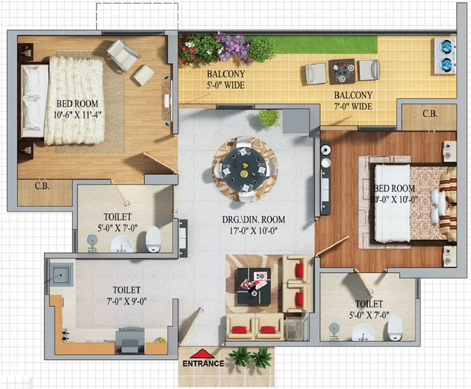 2 BHK Flat in Migsun Mahaluxmi Homz in Kaushambi, Ghaziabad - Image 499061