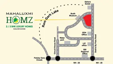 Location of Migsun Mahaluxmi Homz - Image 50295