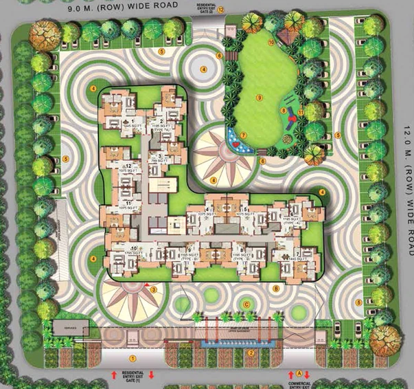 Master Plan of Migsun Kiaan Walk in Vasundhara, Ghaziabad - Image 2448