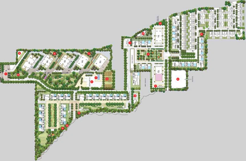 Master Plan of Tata Primanti in Sector 72, Gurgaon - Image 48868