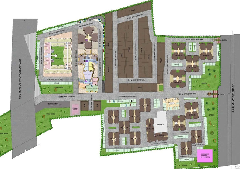 Master Plan of Landcraft River Heights in Raj Nagar Extension, Ghaziabad - Image 7684